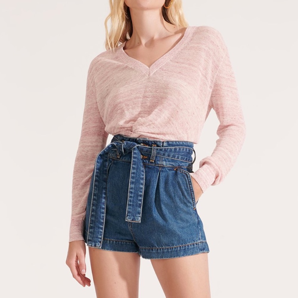Veronica Beard Nori Extra High Rise  Shorts